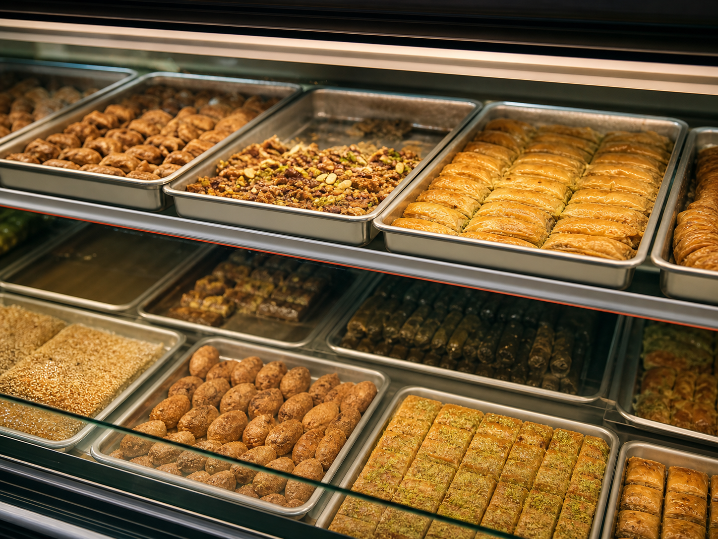 Enhanced prepared-food counter at the international market